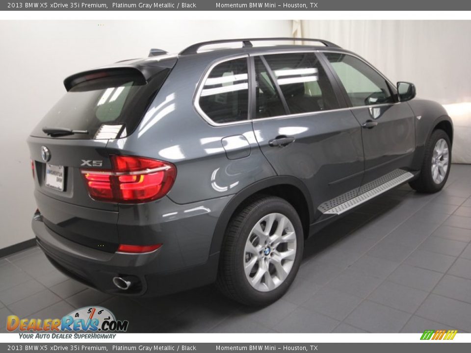 2013 BMW X5 xDrive 35i Premium Platinum Gray Metallic / Black Photo #8