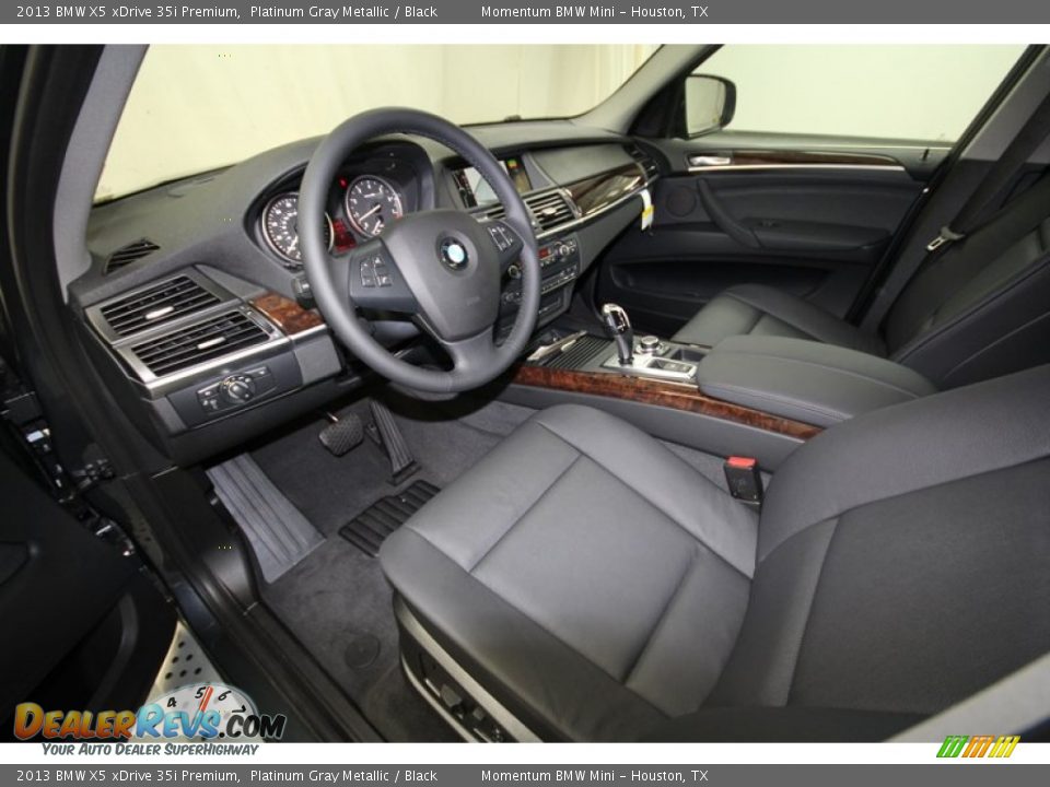 Black Interior - 2013 BMW X5 xDrive 35i Premium Photo #11