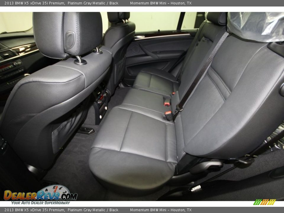 Rear Seat of 2013 BMW X5 xDrive 35i Premium Photo #12