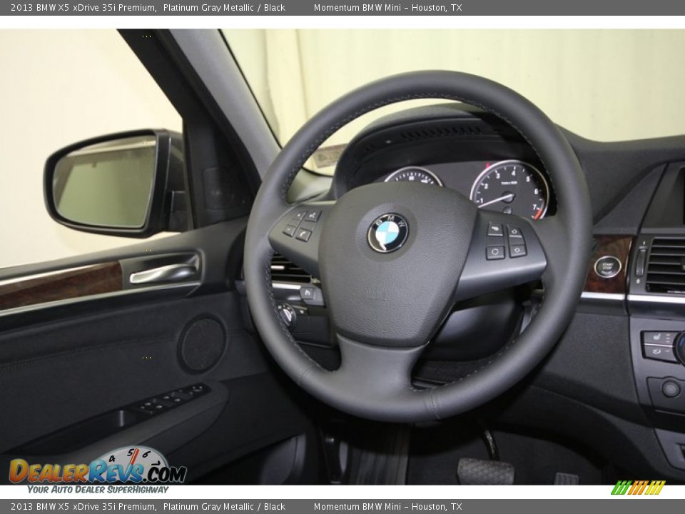 2013 BMW X5 xDrive 35i Premium Platinum Gray Metallic / Black Photo #27