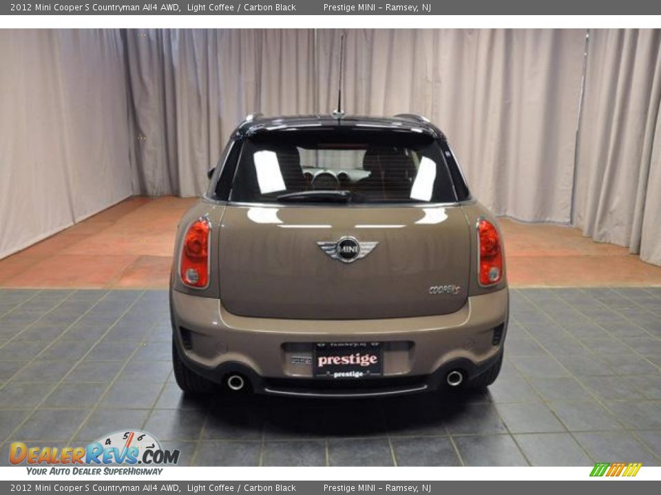 2012 Mini Cooper S Countryman All4 AWD Light Coffee / Carbon Black Photo #5