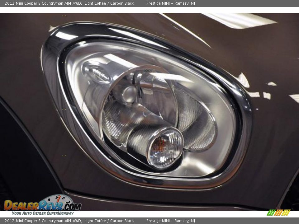 2012 Mini Cooper S Countryman All4 AWD Light Coffee / Carbon Black Photo #12