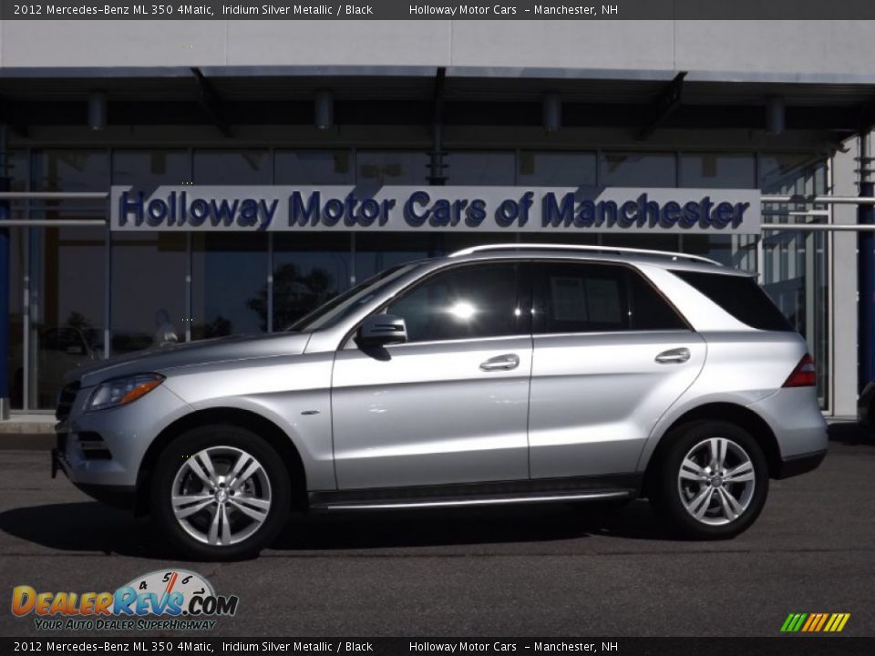 2012 Mercedes-Benz ML 350 4Matic Iridium Silver Metallic / Black Photo #1