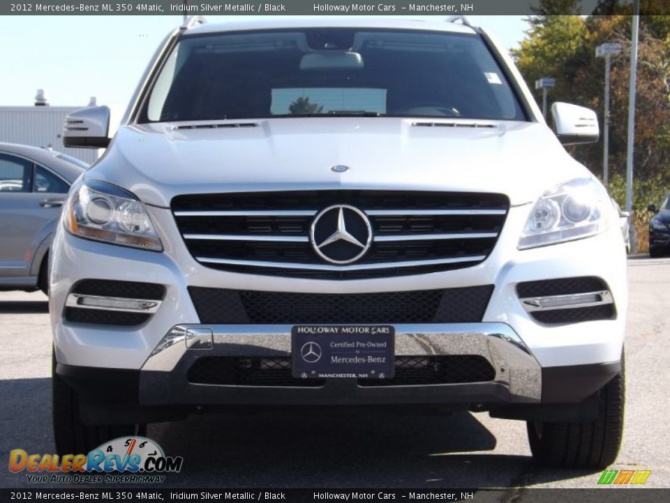 2012 Mercedes-Benz ML 350 4Matic Iridium Silver Metallic / Black Photo #2
