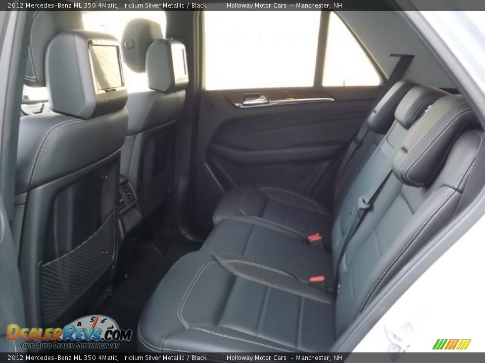 2012 Mercedes-Benz ML 350 4Matic Iridium Silver Metallic / Black Photo #6