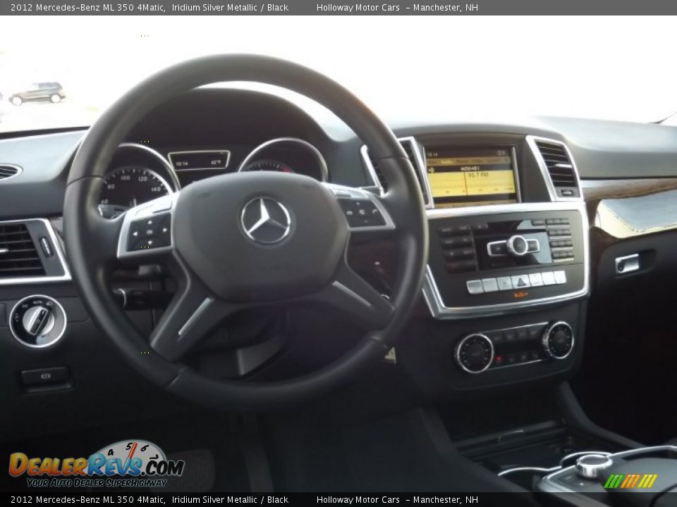 2012 Mercedes-Benz ML 350 4Matic Iridium Silver Metallic / Black Photo #7