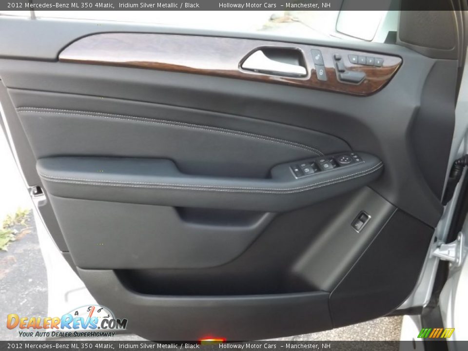 2012 Mercedes-Benz ML 350 4Matic Iridium Silver Metallic / Black Photo #8