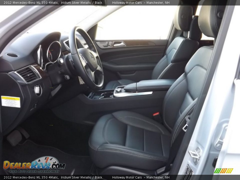 2012 Mercedes-Benz ML 350 4Matic Iridium Silver Metallic / Black Photo #9