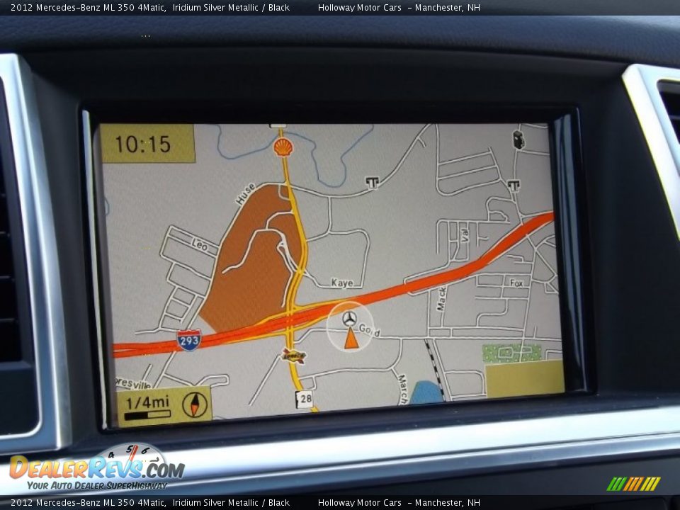2012 Mercedes-Benz ML 350 4Matic Iridium Silver Metallic / Black Photo #10