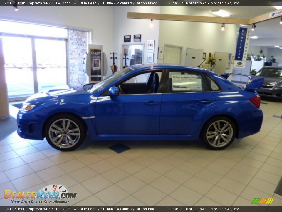 WR Blue Pearl 2013 Subaru Impreza WRX STi 4 Door Photo #4