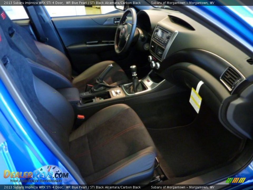 STi Black Alcantara/Carbon Black Interior - 2013 Subaru Impreza WRX STi 4 Door Photo #10
