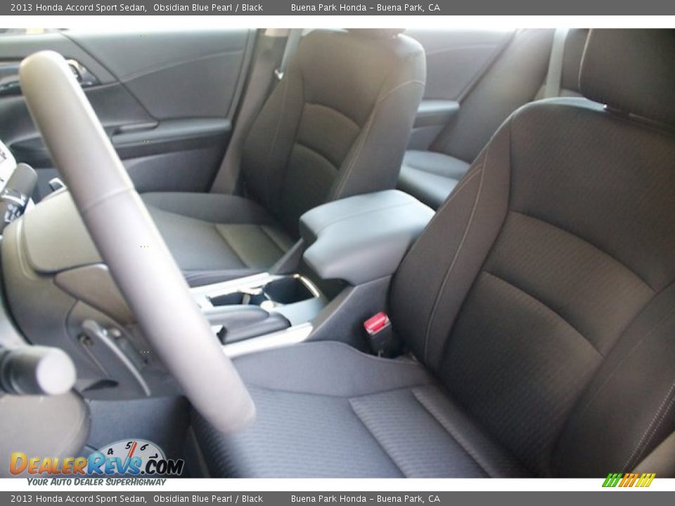 2013 Honda Accord Sport Sedan Obsidian Blue Pearl / Black Photo #11