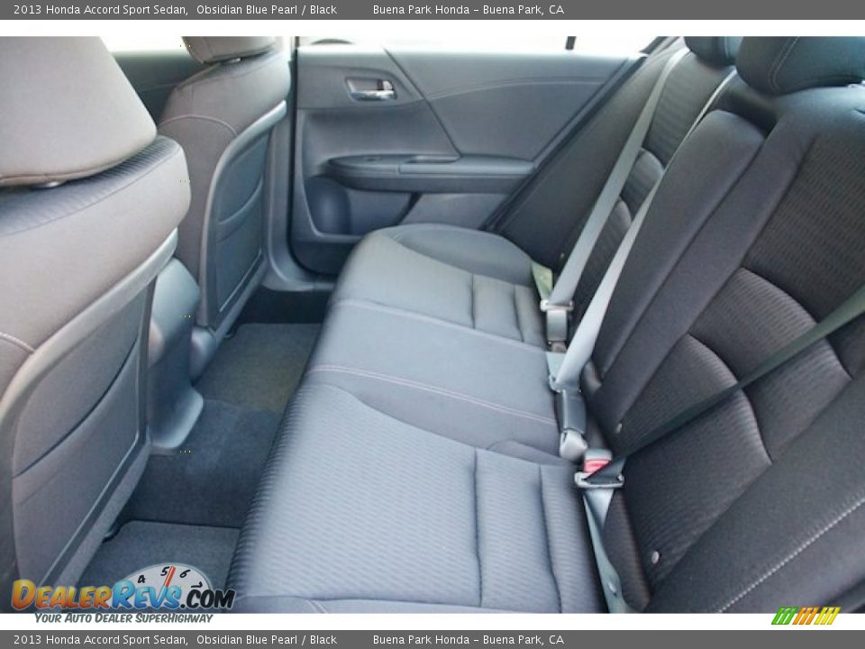 2013 Honda Accord Sport Sedan Obsidian Blue Pearl / Black Photo #12