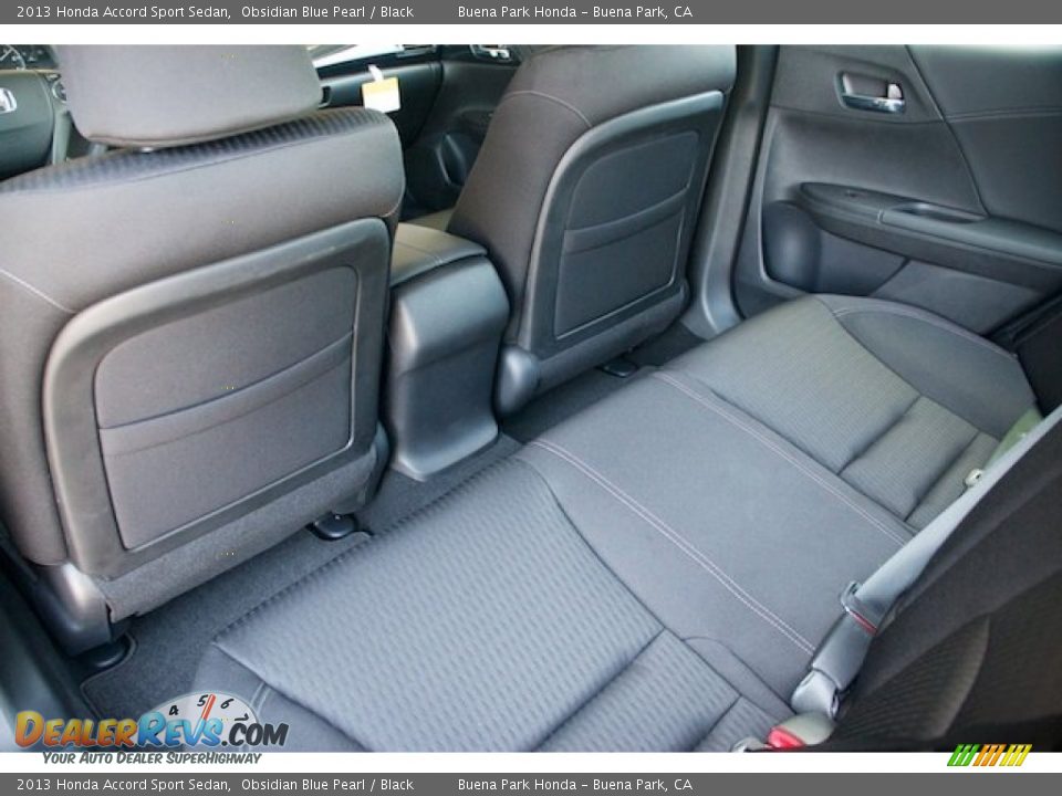 2013 Honda Accord Sport Sedan Obsidian Blue Pearl / Black Photo #13