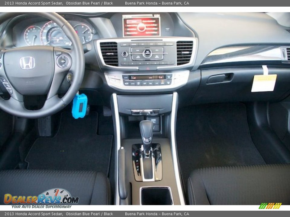 2013 Honda Accord Sport Sedan Obsidian Blue Pearl / Black Photo #14