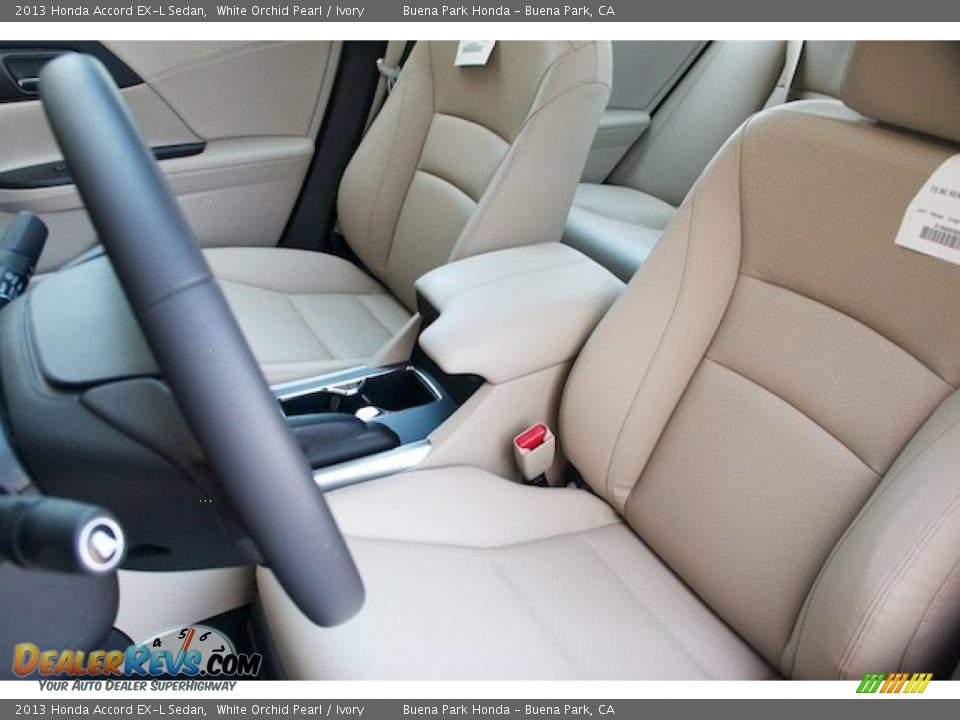 Front Seat of 2013 Honda Accord EX-L Sedan Photo #11