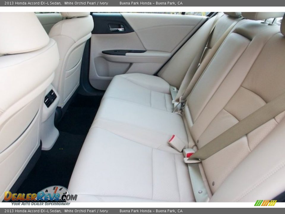 Rear Seat of 2013 Honda Accord EX-L Sedan Photo #12