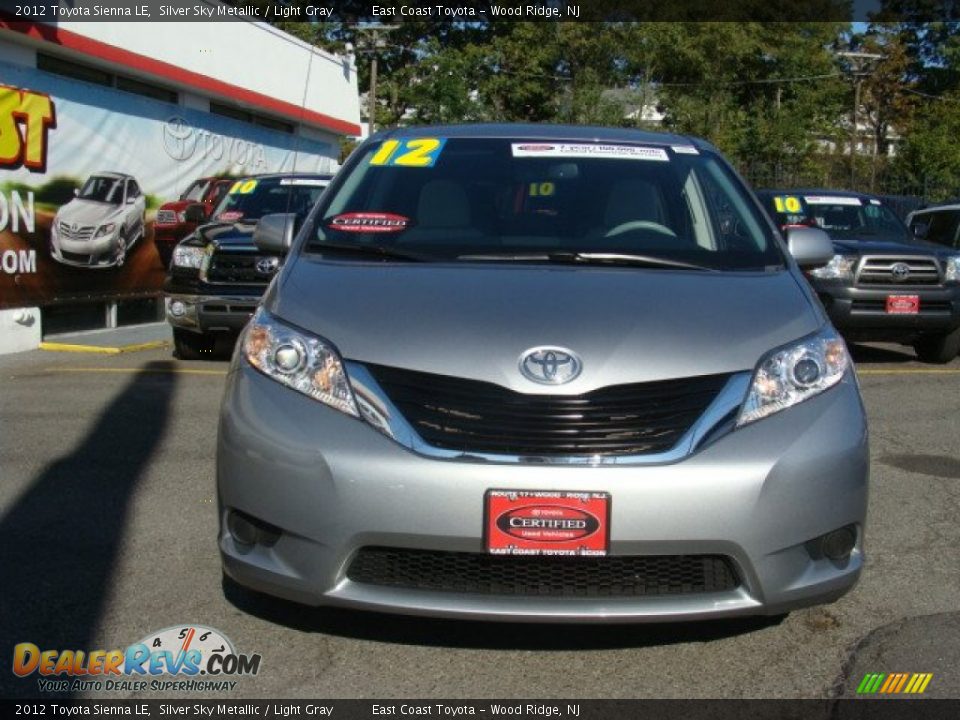 2012 Toyota Sienna LE Silver Sky Metallic / Light Gray Photo #2
