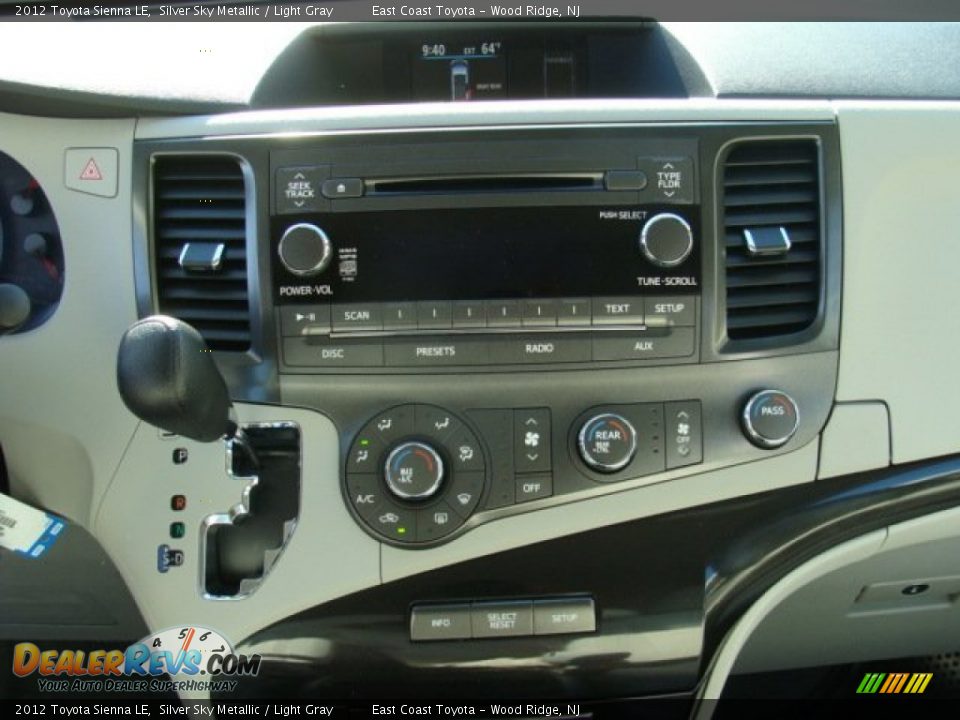 2012 Toyota Sienna LE Silver Sky Metallic / Light Gray Photo #11