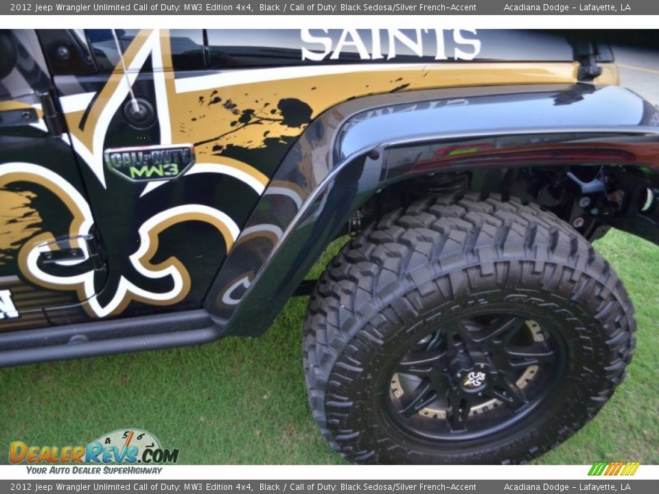 2012 Jeep Wrangler Unlimited Call of Duty: MW3 Edition 4x4 Black / Call of Duty: Black Sedosa/Silver French-Accent Photo #8