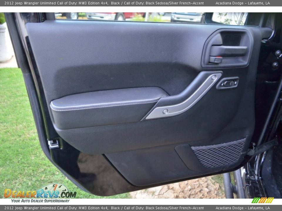 Door Panel of 2012 Jeep Wrangler Unlimited Call of Duty: MW3 Edition 4x4 Photo #16