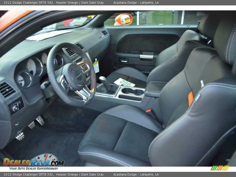 Dark Slate Gray Interior - 2012 Dodge Challenger SRT8 392 Photo #14
