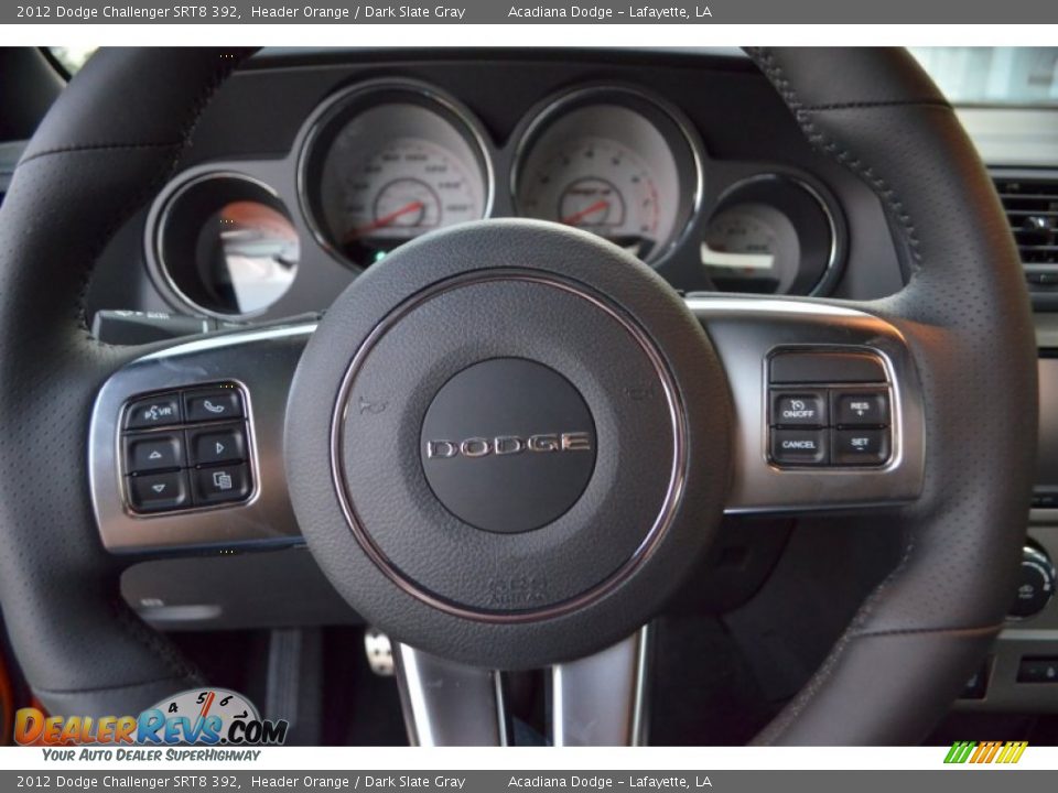 2012 Dodge Challenger SRT8 392 Steering Wheel Photo #17