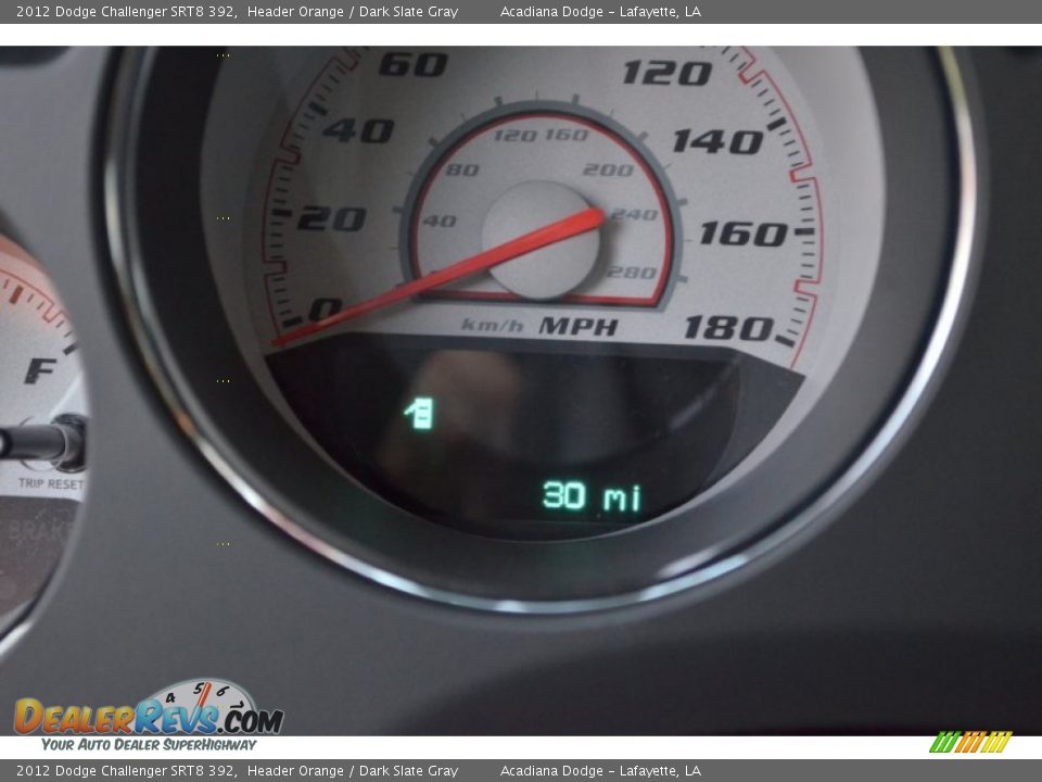 2012 Dodge Challenger SRT8 392 Header Orange / Dark Slate Gray Photo #20