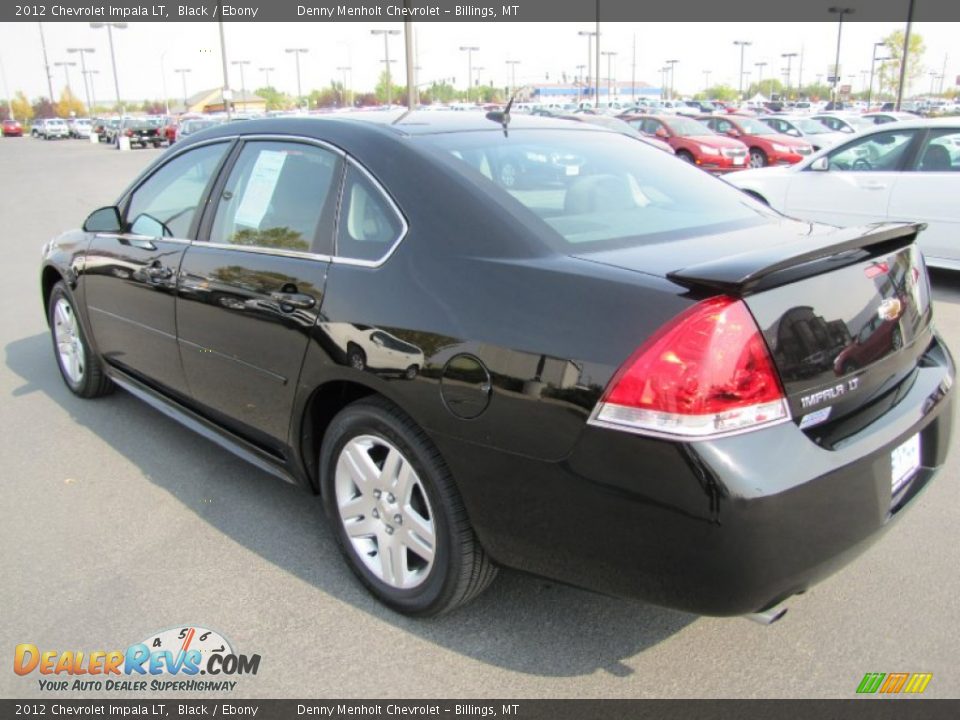 2012 Chevrolet Impala LT Black / Ebony Photo #3