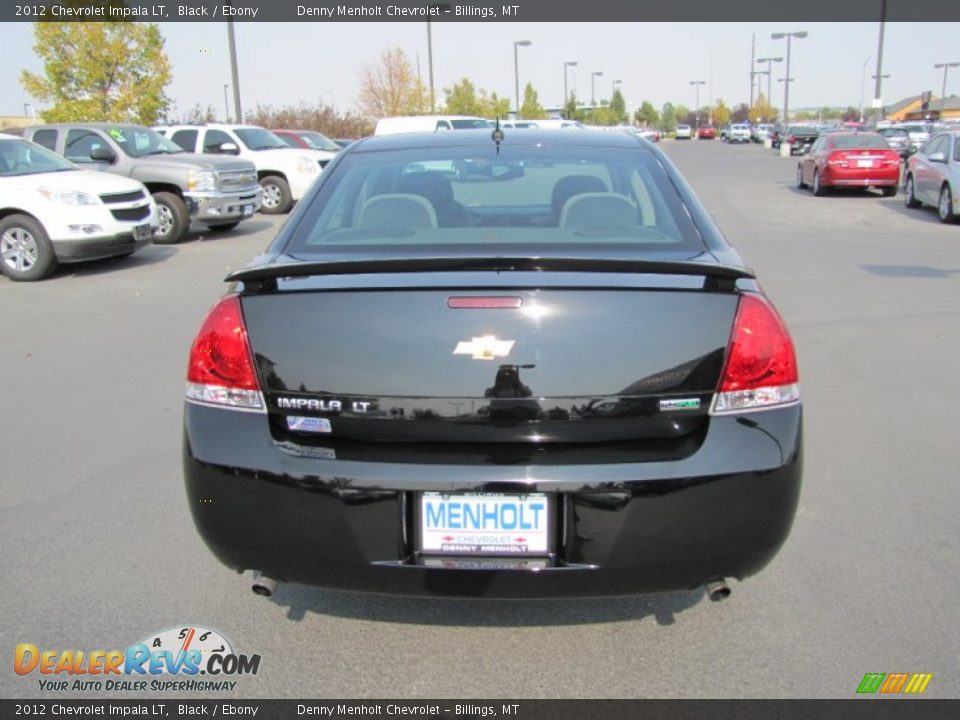 2012 Chevrolet Impala LT Black / Ebony Photo #4