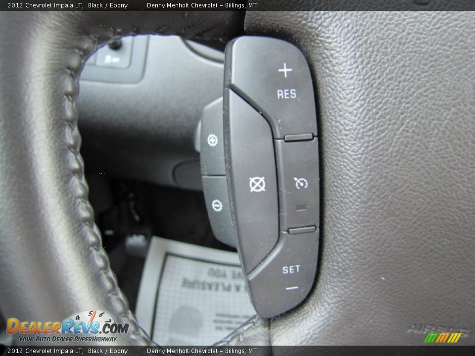 2012 Chevrolet Impala LT Black / Ebony Photo #19