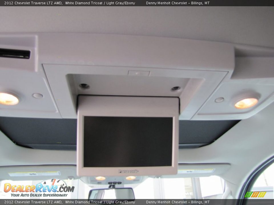 2012 Chevrolet Traverse LTZ AWD White Diamond Tricoat / Light Gray/Ebony Photo #15