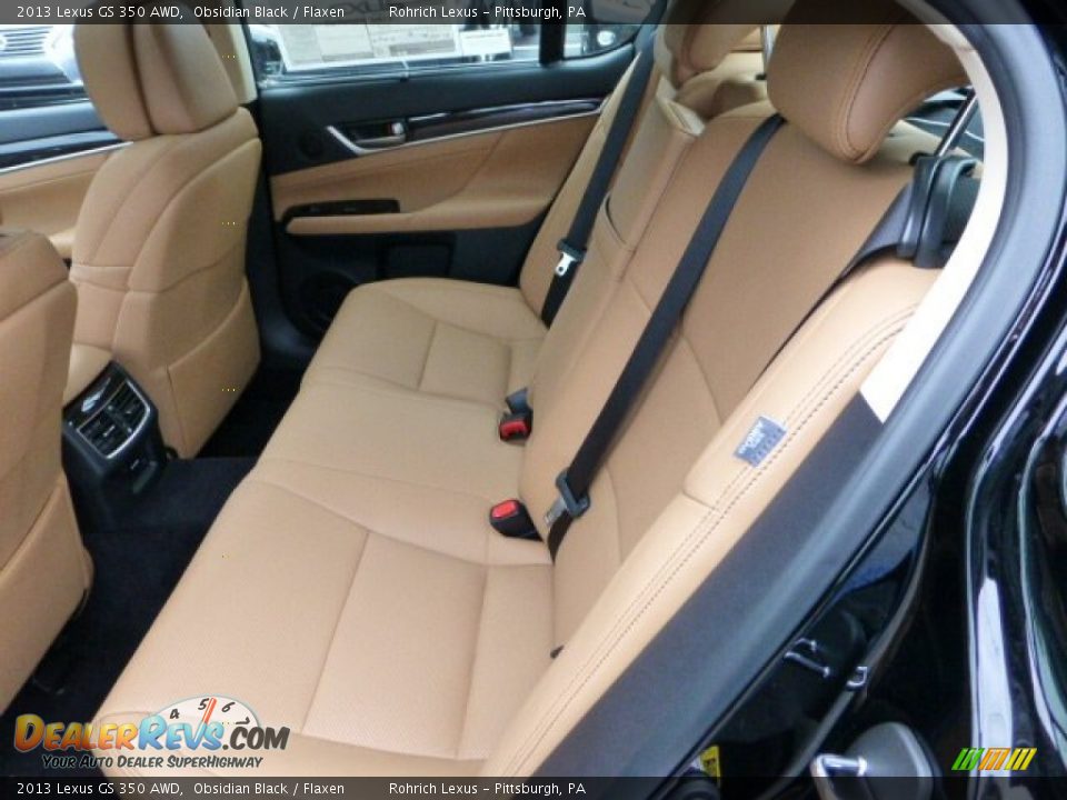 2013 Lexus GS 350 AWD Obsidian Black / Flaxen Photo #11