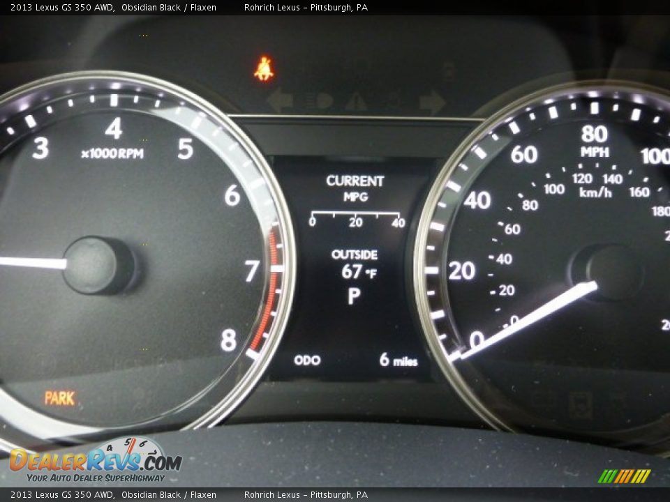 2013 Lexus GS 350 AWD Obsidian Black / Flaxen Photo #19