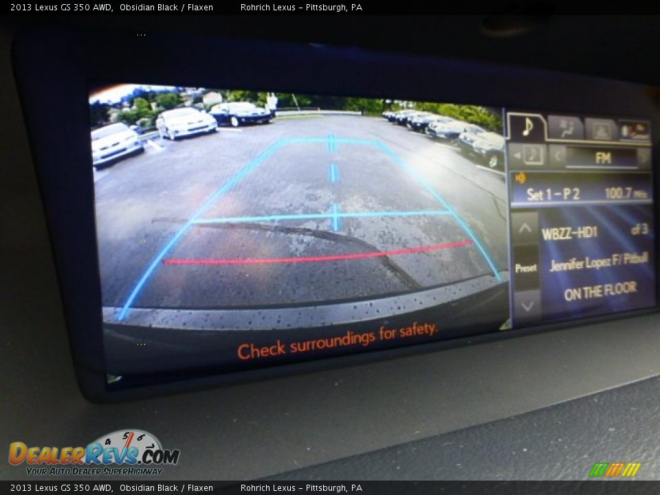 2013 Lexus GS 350 AWD Obsidian Black / Flaxen Photo #20