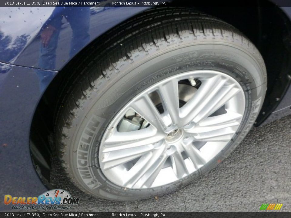 2013 Lexus ES 350 Deep Sea Blue Mica / Parchment Photo #9