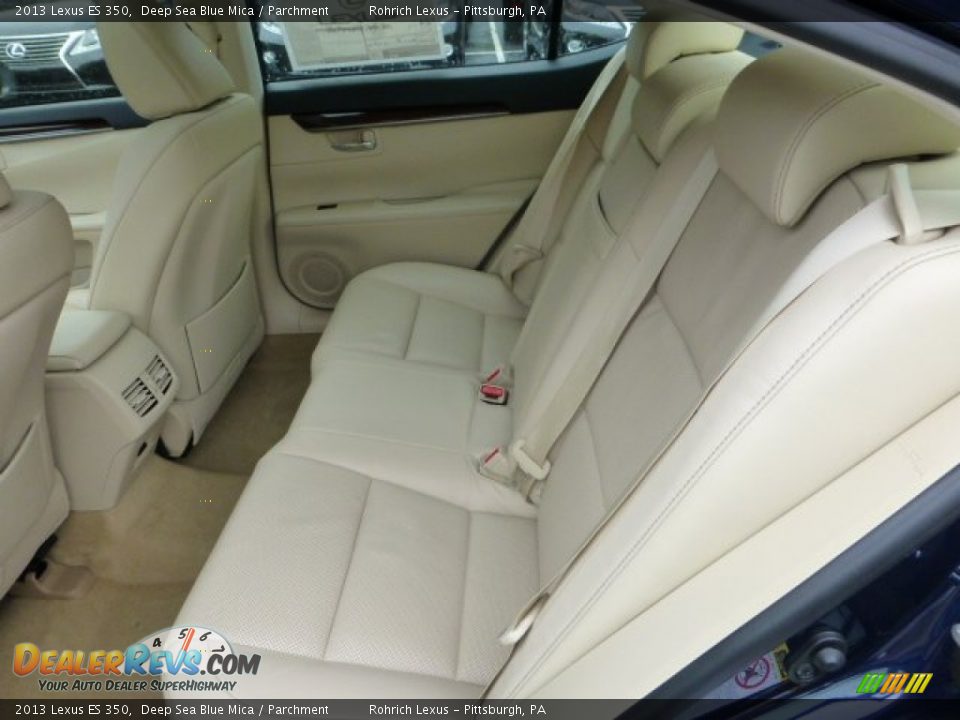 2013 Lexus ES 350 Deep Sea Blue Mica / Parchment Photo #11