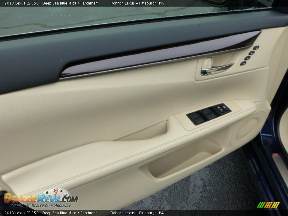 2013 Lexus ES 350 Deep Sea Blue Mica / Parchment Photo #14