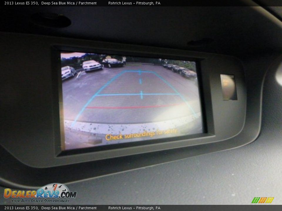 2013 Lexus ES 350 Deep Sea Blue Mica / Parchment Photo #19