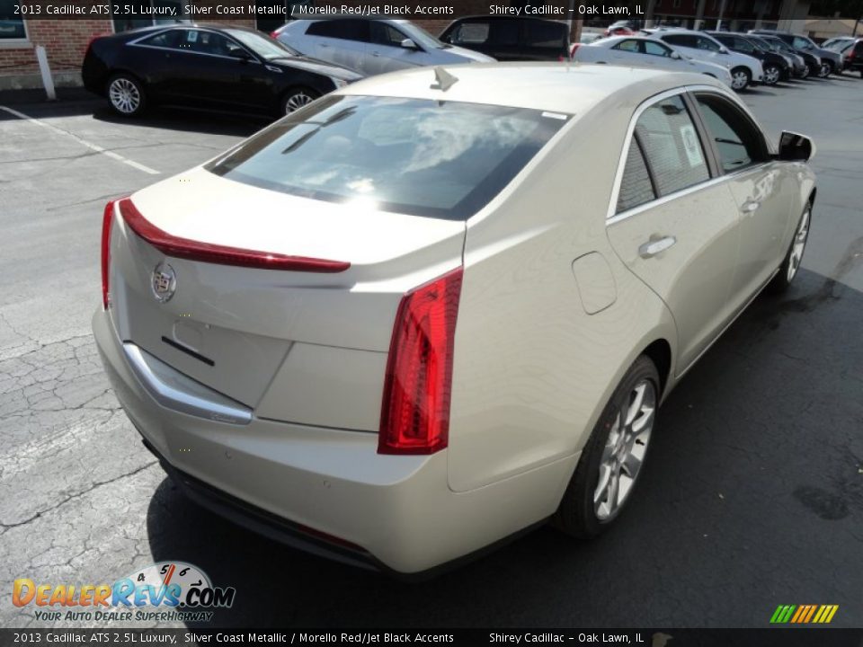 Silver Coast Metallic 2013 Cadillac ATS 2.5L Luxury Photo #4