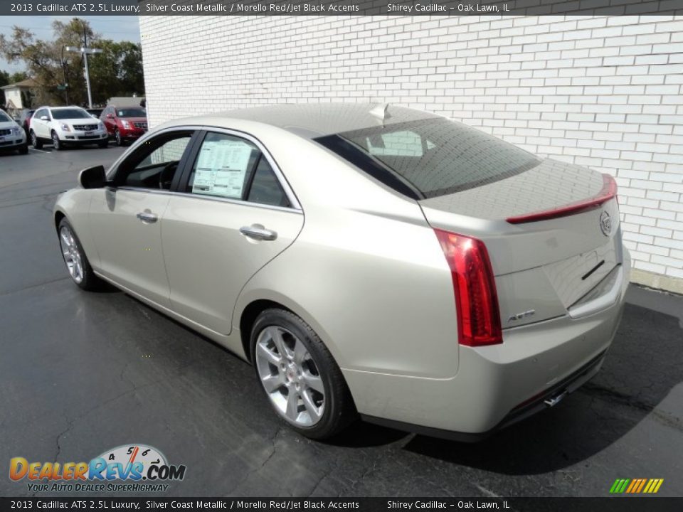 Silver Coast Metallic 2013 Cadillac ATS 2.5L Luxury Photo #6