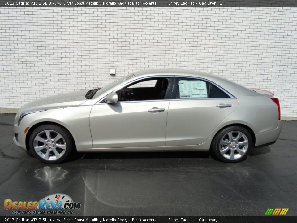 Silver Coast Metallic 2013 Cadillac ATS 2.5L Luxury Photo #7