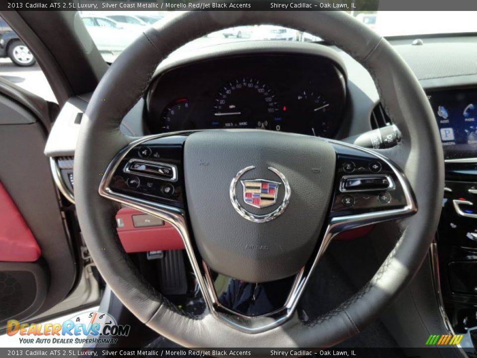 2013 Cadillac ATS 2.5L Luxury Steering Wheel Photo #17