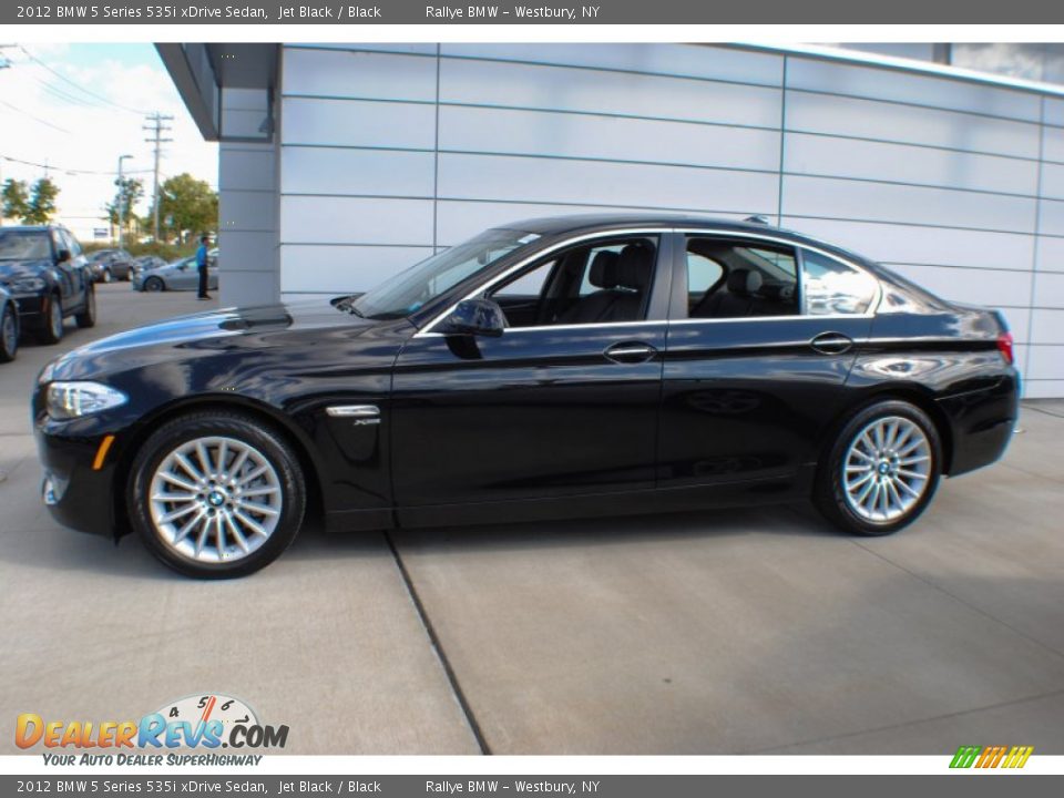 2012 BMW 5 Series 535i xDrive Sedan Jet Black / Black Photo #3