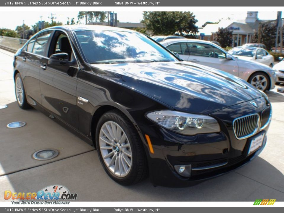 2012 BMW 5 Series 535i xDrive Sedan Jet Black / Black Photo #7