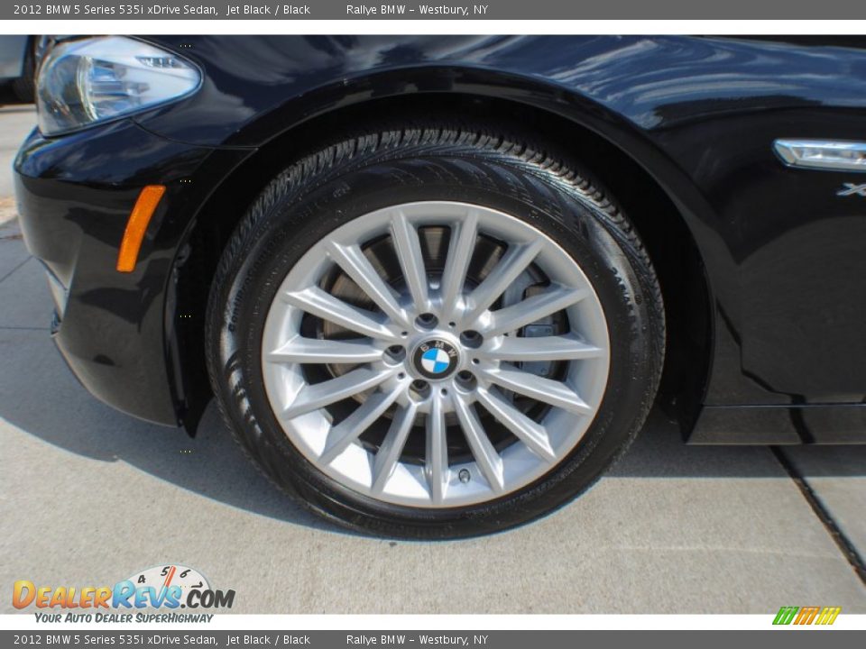 2012 BMW 5 Series 535i xDrive Sedan Jet Black / Black Photo #8
