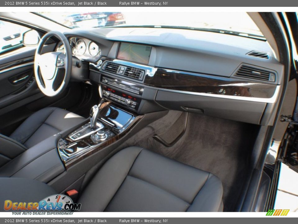 2012 BMW 5 Series 535i xDrive Sedan Jet Black / Black Photo #9
