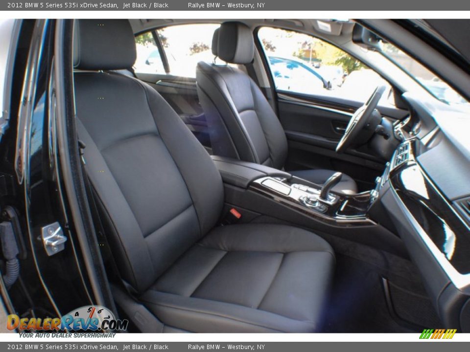 2012 BMW 5 Series 535i xDrive Sedan Jet Black / Black Photo #10