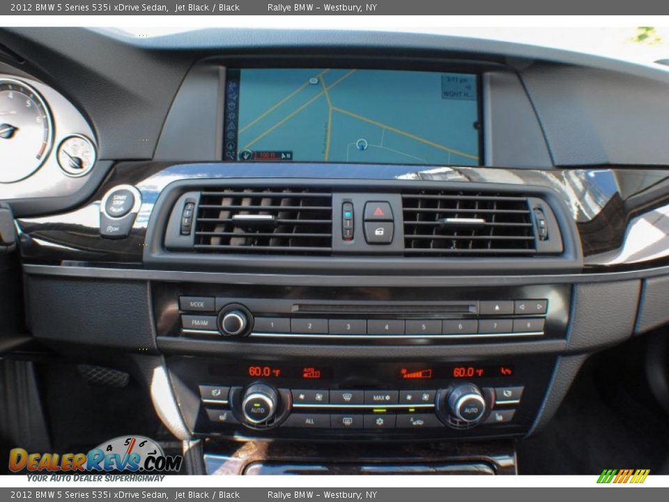 2012 BMW 5 Series 535i xDrive Sedan Jet Black / Black Photo #13