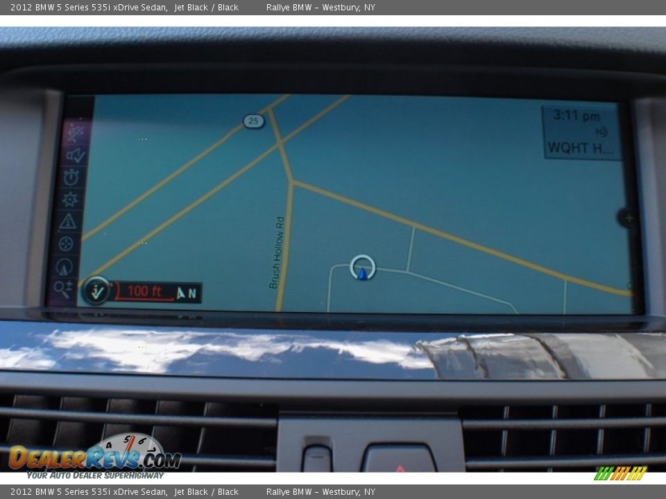 2012 BMW 5 Series 535i xDrive Sedan Jet Black / Black Photo #14